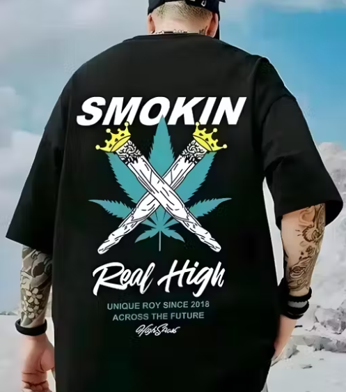 BLACK MEN TRENDY AND STYLISH PRINTED COTTON BLEND OVERSIZED SHIRTS FOR MEN COMFORTABLE AND STYLISH DESIGN