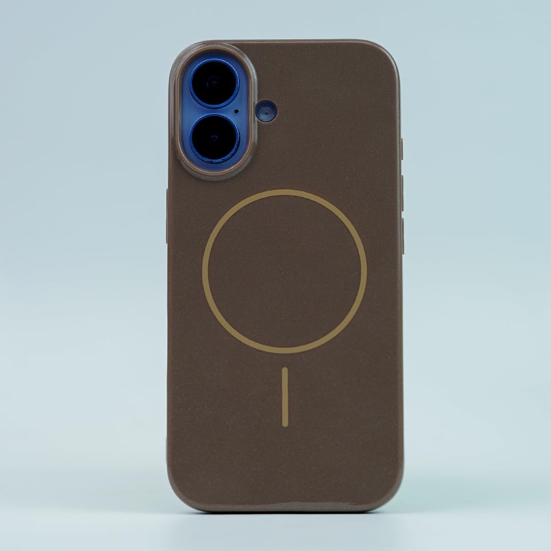 Silicone Back Case for iPhone 16, Mag-Safe Soft TPU, Soft-Touch Phone Back Cover for Apple iPhone 16