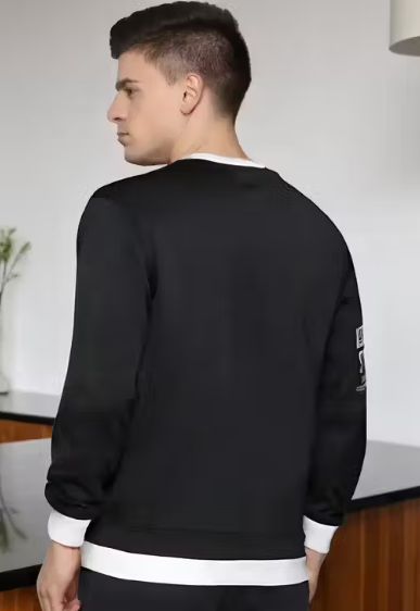 Stylish Men's Printed Cotton Full Sleeve T-Shirt – | Soft & Comfortable