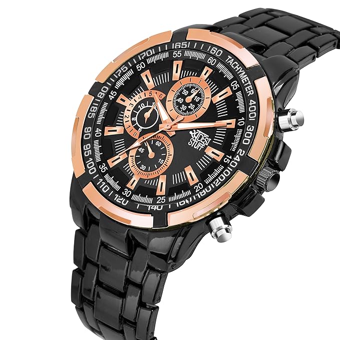 SWADESI STUFF Band Chronograph Luxury Quartz Analog Stainless Steel Watch for Men