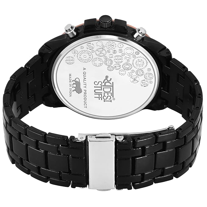 SWADESI STUFF Band Chronograph Luxury Quartz Analog Stainless Steel Watch for Men