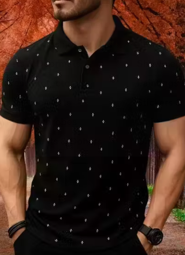 Men Casual Collar T-shirt | Men Trendy Polo T-shirt
