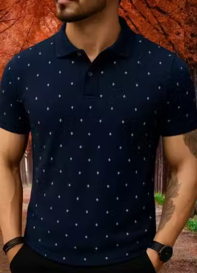 Men Casual Collar T-shirt | Men Trendy Polo T-shirt