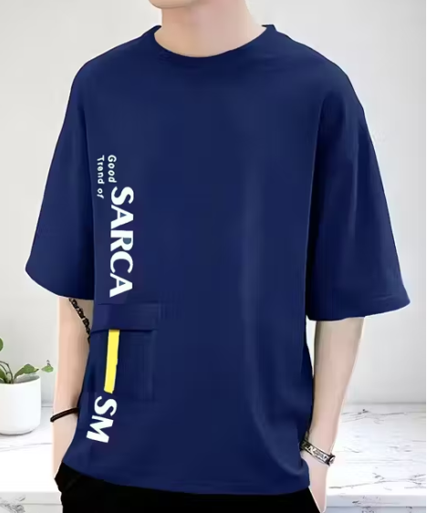 Stylish Men's Printed Cotton Full Sleeve T-Shirt – | Soft & Comfortable