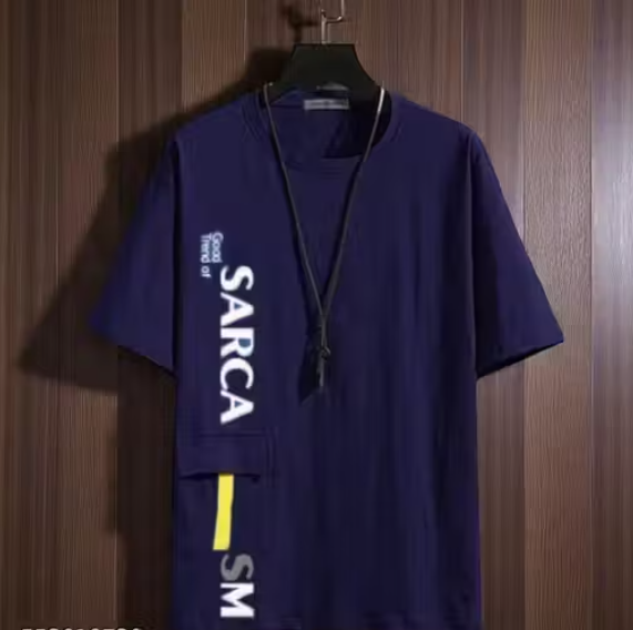 Stylish Men's Printed Cotton Full Sleeve T-Shirt – | Soft & Comfortable