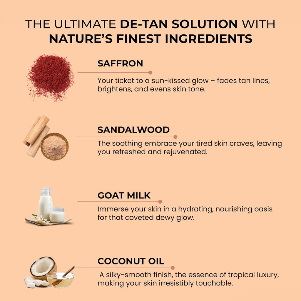 Ghar Soaps Sandalwood & Saffron Magic Soaps For Bath (300 Gms Pack Of 3) | Paraben Free | Chandan & Kesar Bath Soap | Handmade Soaps For Glowing | Skin Brightening Soap For Men & Women